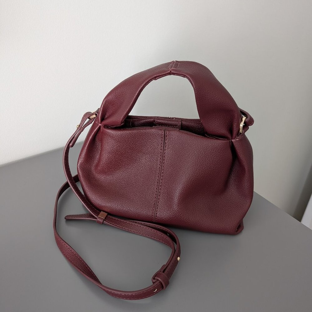 Leather Bag Polene Inspired Oxblood